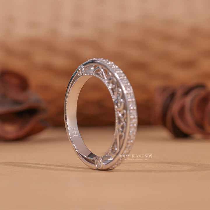 Modern diamond wedding band, Simple diamond wedding band, Diamond wedding band designs, Thin diamond wedding band, Thick diamond wedding band, Princess cut diamond wedding band