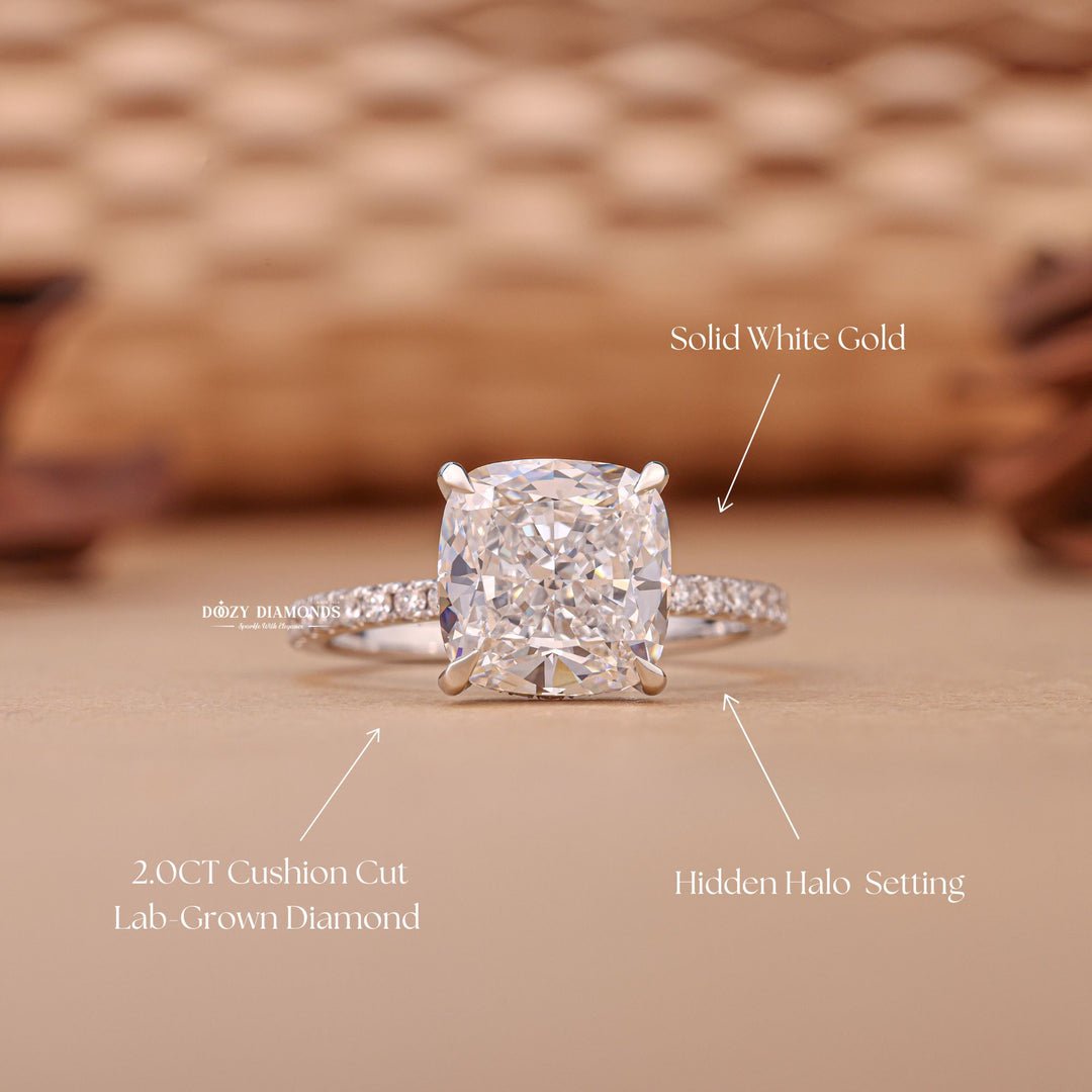 Affordable hidden halo rings, Hidden halo vs traditional halo rings, Hidden halo diamond ring in white gold, Unique hidden halo rings for women, Hidden halo oval cut engagement rings, 