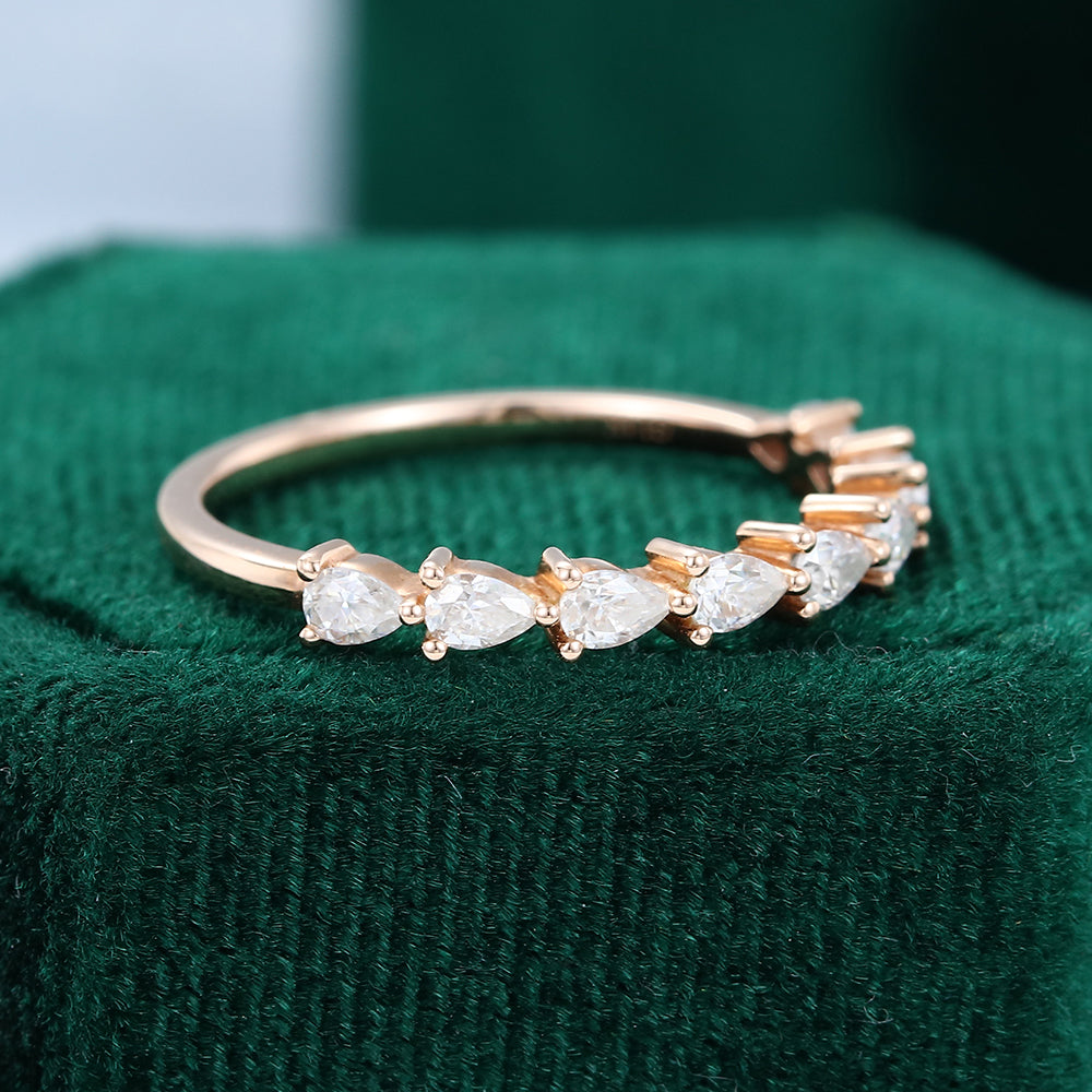 pear-moissanite-half-eternity-wedding-band