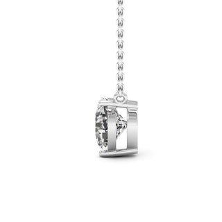 1.1TCW Cushion Cut Colleen Moissanite Diamond  Necklace For Her