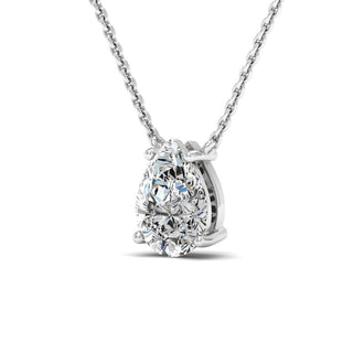 1.5TCW Pear Cut Colleen Moissanite Diamond Necklace For Her