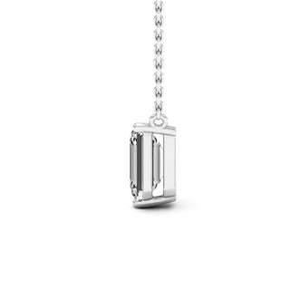 1.05TCW Emerald Cut Diamond Colleen Moissanite Necklace For Women