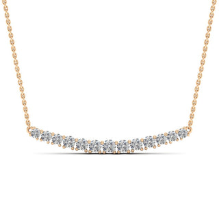  Round Cut Diamond Anadriel Moissanite Necklace For Women 