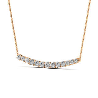  Round Cut Diamond Anadriel Moissanite Necklace For Women 