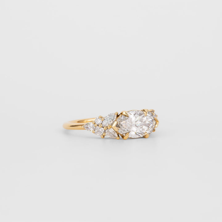diamond cluster ring for special occasions,
diamond cluster ring vs solitaire ring,
diamond cluster ring care and maintenance,