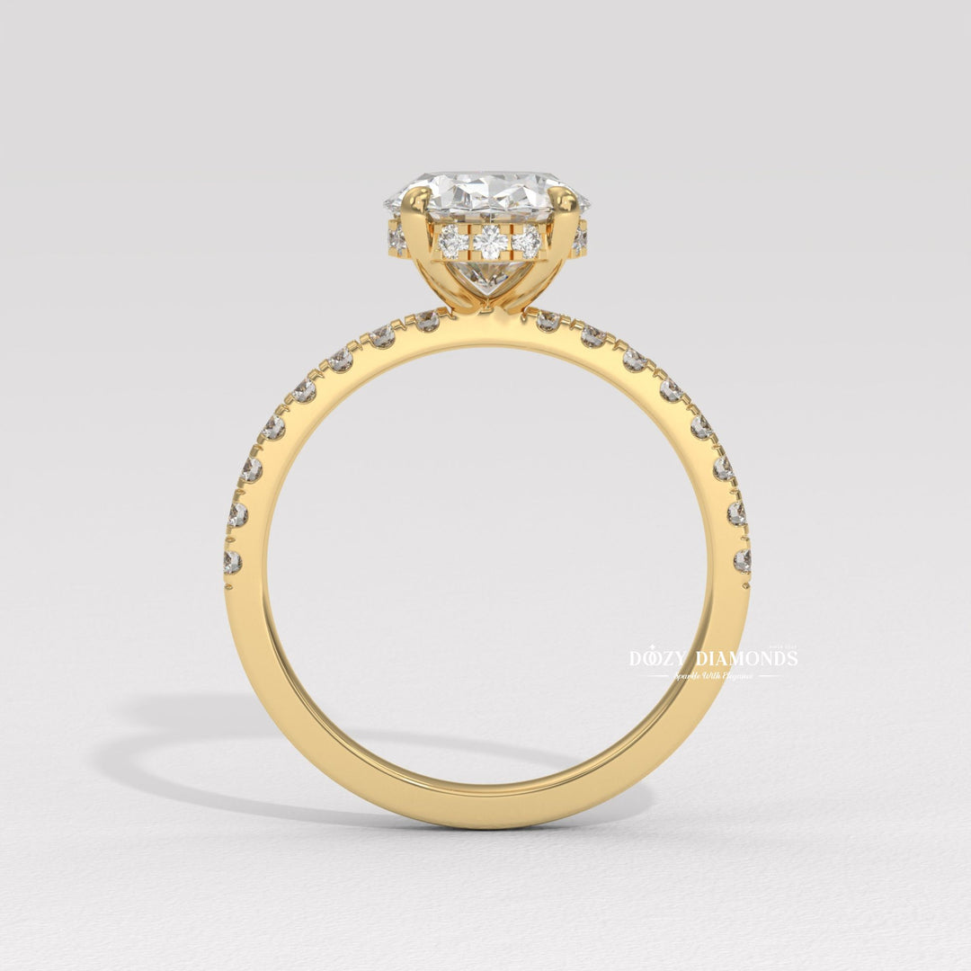 IGI Certified
Lab Grown Diamond
Oval Cut
Hidden Halo
Engagement Ring
Oval Engagement Ring