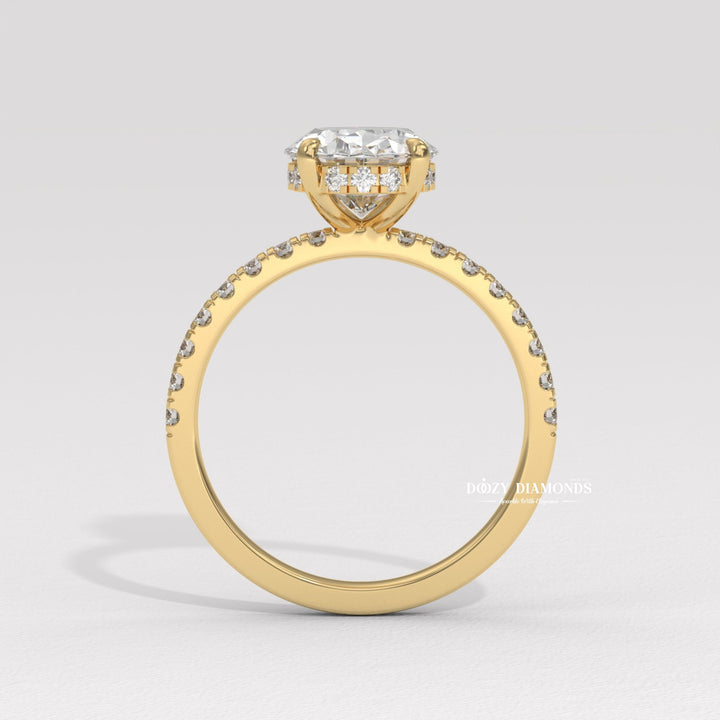 IGI Certified
Lab Grown Diamond
Oval Cut
Hidden Halo
Engagement Ring
Oval Engagement Ring