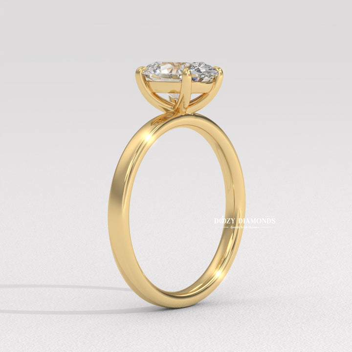 IGI Certified Lab Grown Oval Ring
Certified Oval Cut Engagement Ring
IGI Graded Oval Diamond Solitaire