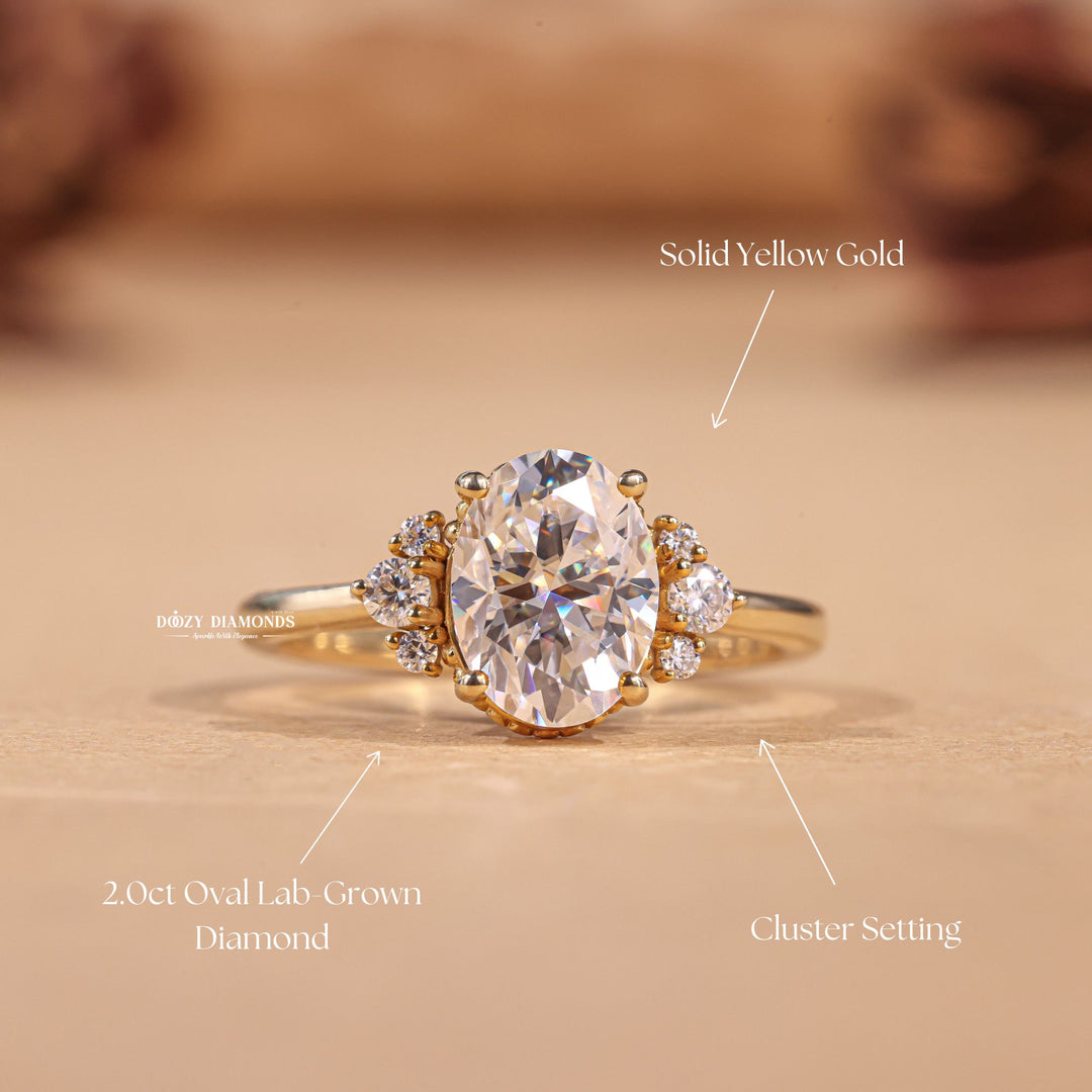 Oval very good cut diamond engagement ring, Oval fair cut diamond engagement ring, Oval good cut diamond engagement ring, Oval top-rated diamond engagement ring, 