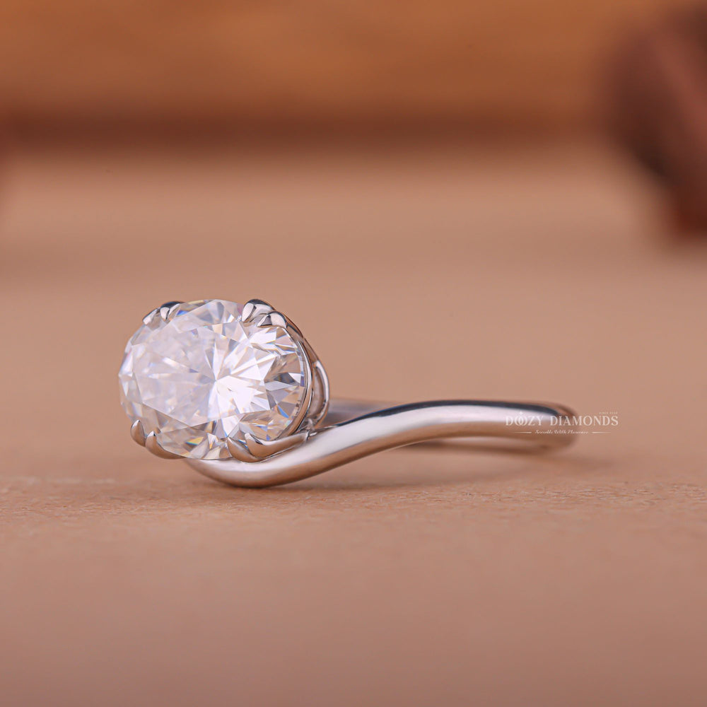 Oval good cut diamond engagement ring, Oval top-rated diamond engagement ring, Oval handmade diamond engagement ring, Oval custom diamond engagement ring, 