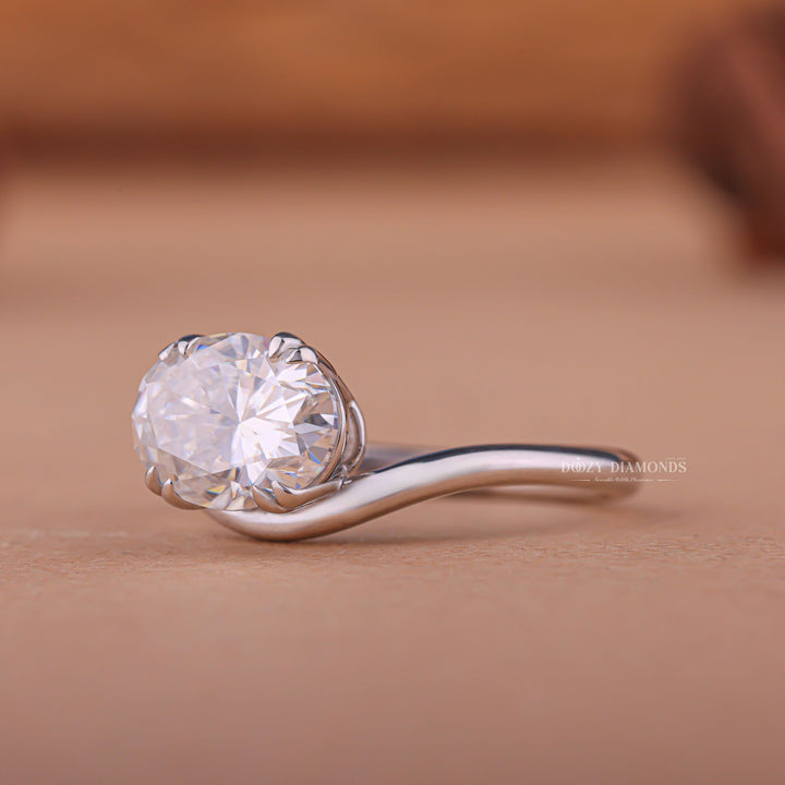 Oval good cut diamond engagement ring, Oval top-rated diamond engagement ring, Oval handmade diamond engagement ring, Oval custom diamond engagement ring, 
