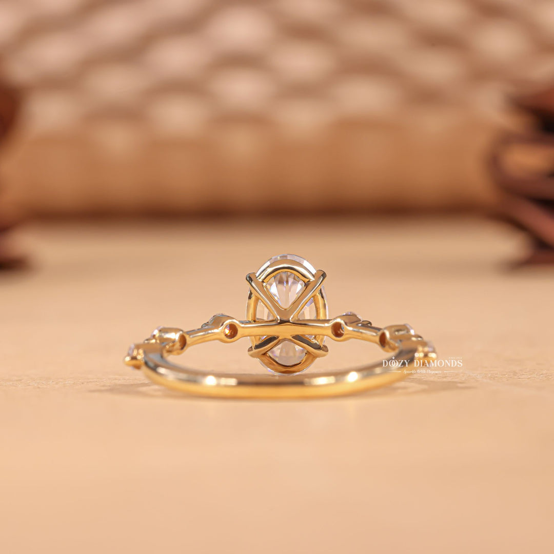 Oval very good cut diamond engagement ring, Oval fair cut diamond engagement ring, Oval good cut diamond engagement ring, Oval top-rated diamond engagement ring, 