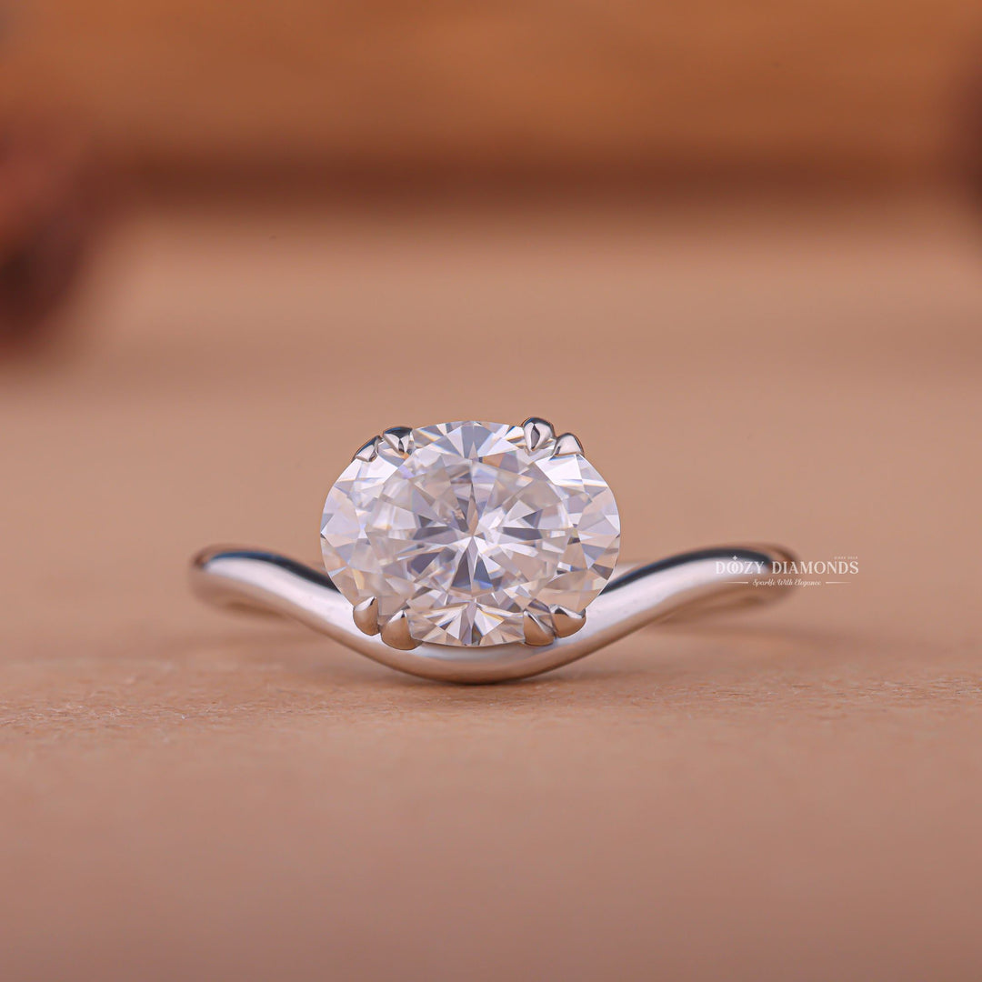 Oval ideal cut diamond engagement ring, Oval excellent cut diamond engagement ring, Oval very good cut diamond engagement ring, Oval fair cut diamond engagement ring, 