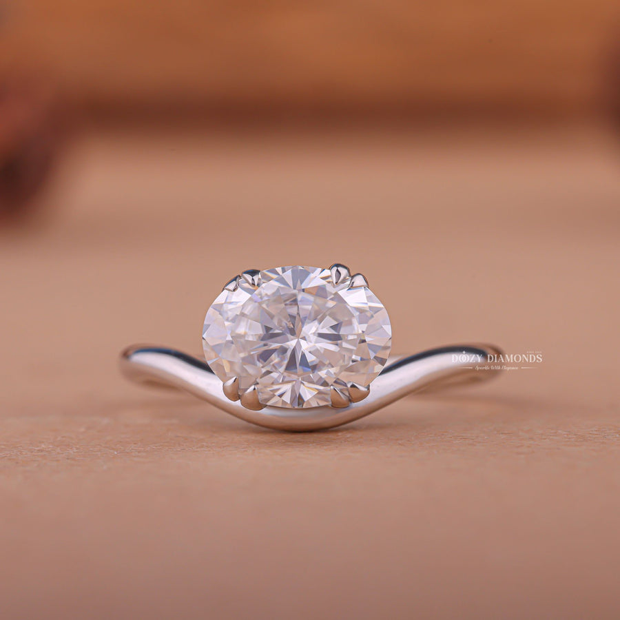 Oval ideal cut diamond engagement ring, Oval excellent cut diamond engagement ring, Oval very good cut diamond engagement ring, Oval fair cut diamond engagement ring, 