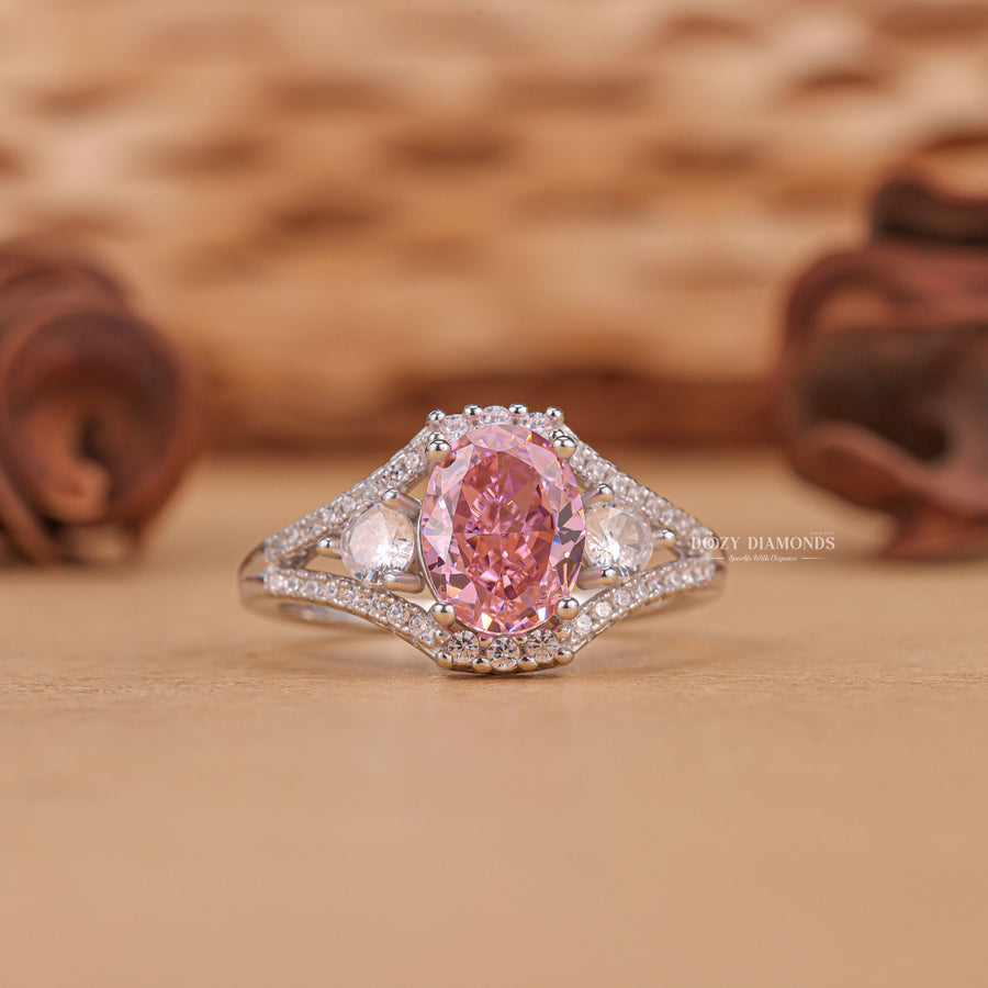 Oval conflict-free engagement ring, Oval certified engagement ring, Oval affordable luxury engagement ring, Oval budget engagement ring, 