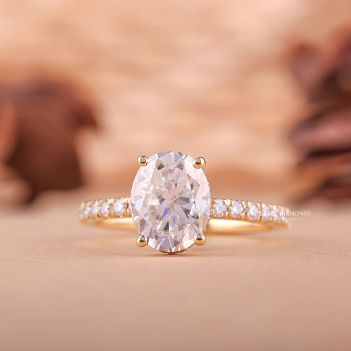 Oval top-rated diamond engagement ring, Oval handmade diamond engagement ring, Oval custom diamond engagement ring, Oval made-to-order diamond engagement ring, 