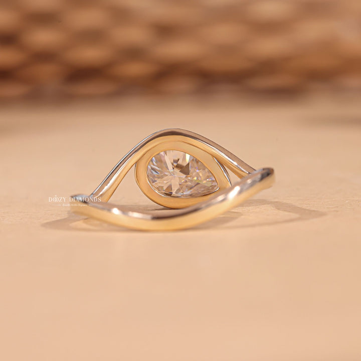  Pear classic diamond ring, Pear modern diamond ring, Pear three-stone diamond ring, Pear side stone diamond ring, Pear cathedral diamond ring, Pear bezel diamond ring, Pear tension set diamond ring,