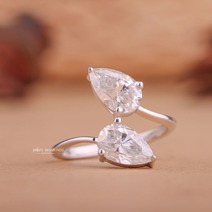 Pear shaped diamond ring, Pear diamond engagement ring, Pear solitaire diamond ring, Pear halo diamond ring, Pear pave diamond ring, Pear vintage diamond ring,
