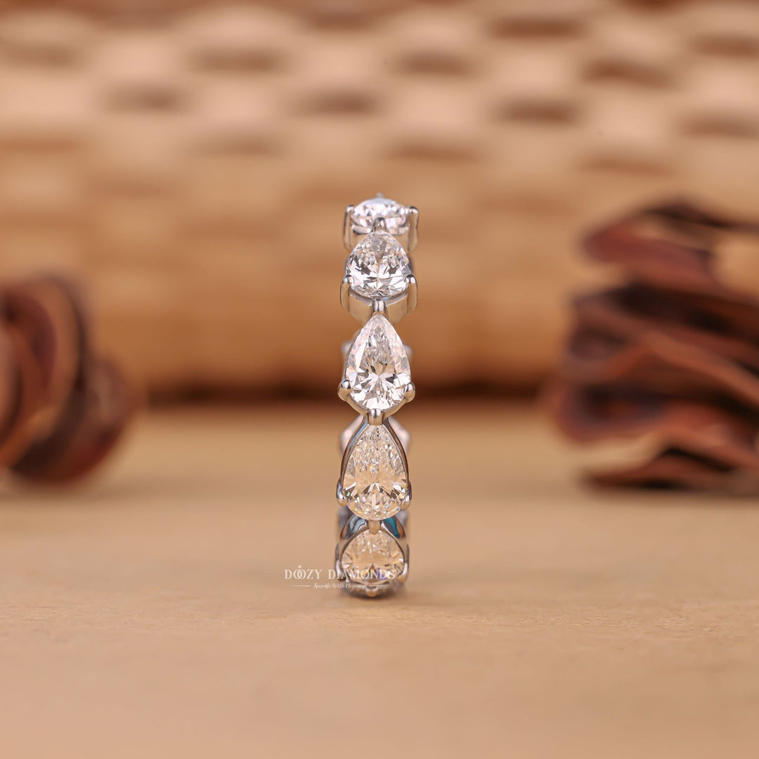 Pear diamond band, Pear diamond wedding band, Pear diamond eternity band, Pear diamond anniversary band, Pear diamond ring, Pear diamond ring band, Pear diamond engagement band, 