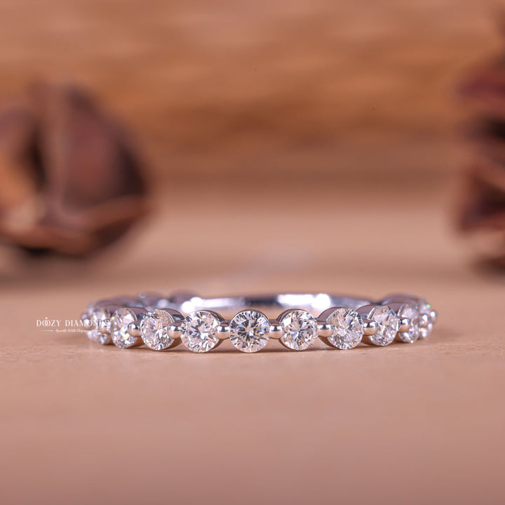 Personalized diamond wedding band, Matching diamond wedding band, Diamond wedding band with gemstones, Diamond wedding band with birthstones, Stackable diamond wedding band, 
