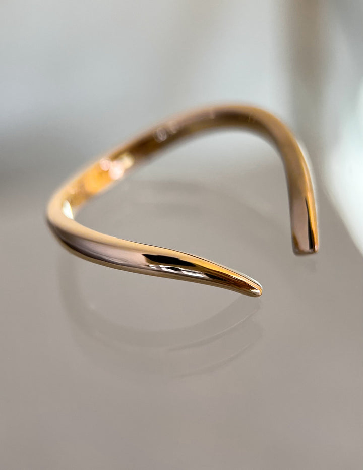 14k|18k Solid Gold Unique Eve Classic Wedding Band