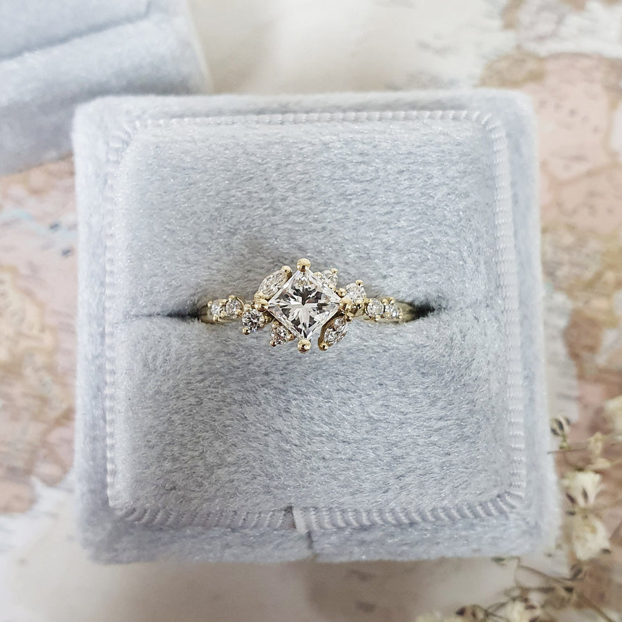 0-40-ct-princess-cut-cluster-style-f-vs1-lab-grown-diamond-engagement-ring