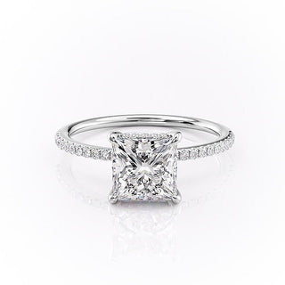 princess-cut-solitaire-pave-setting-moissanite-engagement-ring-2