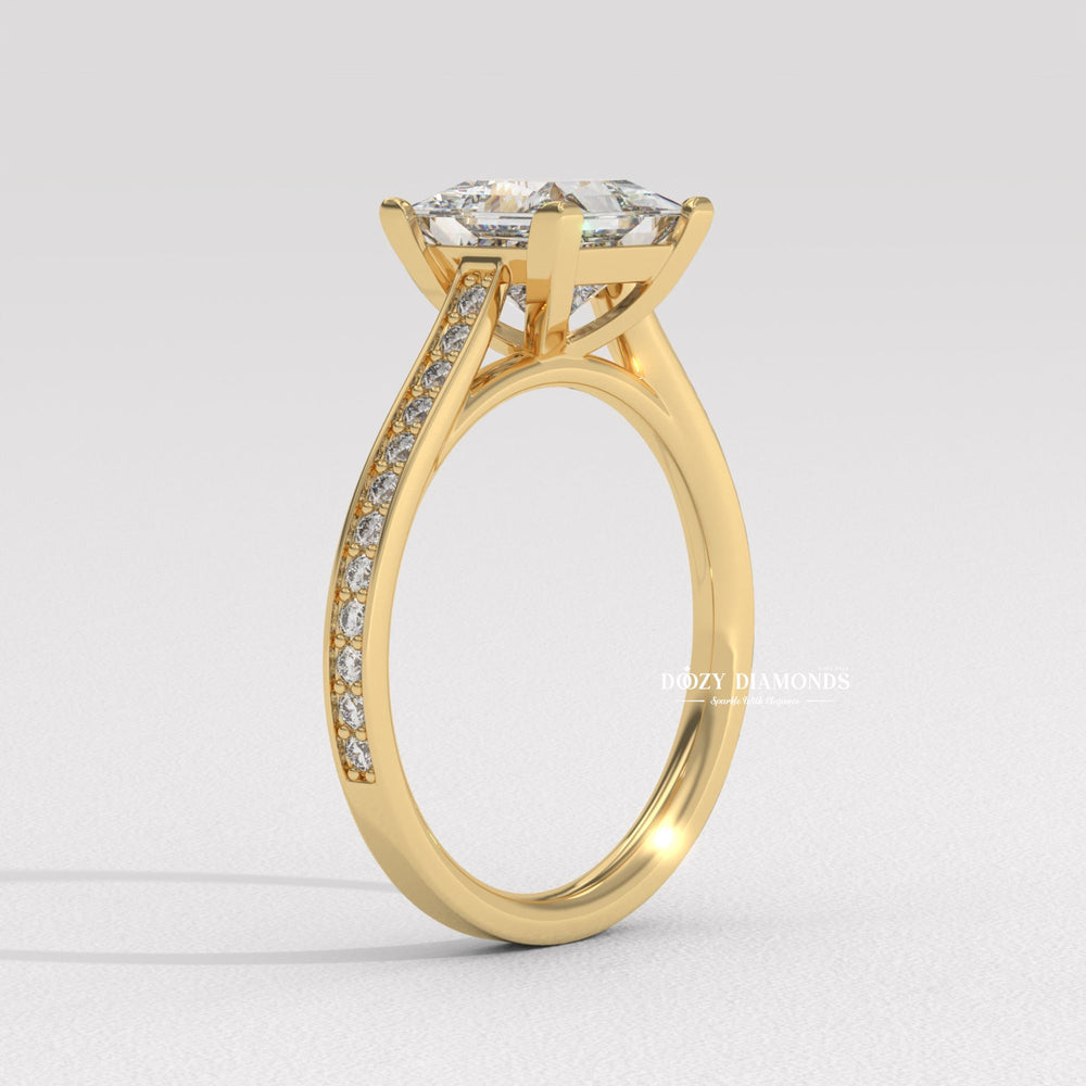 Lab Grown Princess Cut Engagement Ring
Princess Cut Solitaire Diamond Ring
Sustainable Princess Cut Diamond Ring
