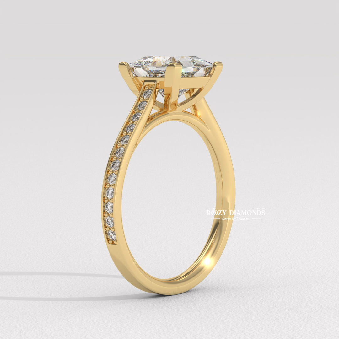 Lab Grown Princess Cut Engagement Ring
Princess Cut Solitaire Diamond Ring
Sustainable Princess Cut Diamond Ring
