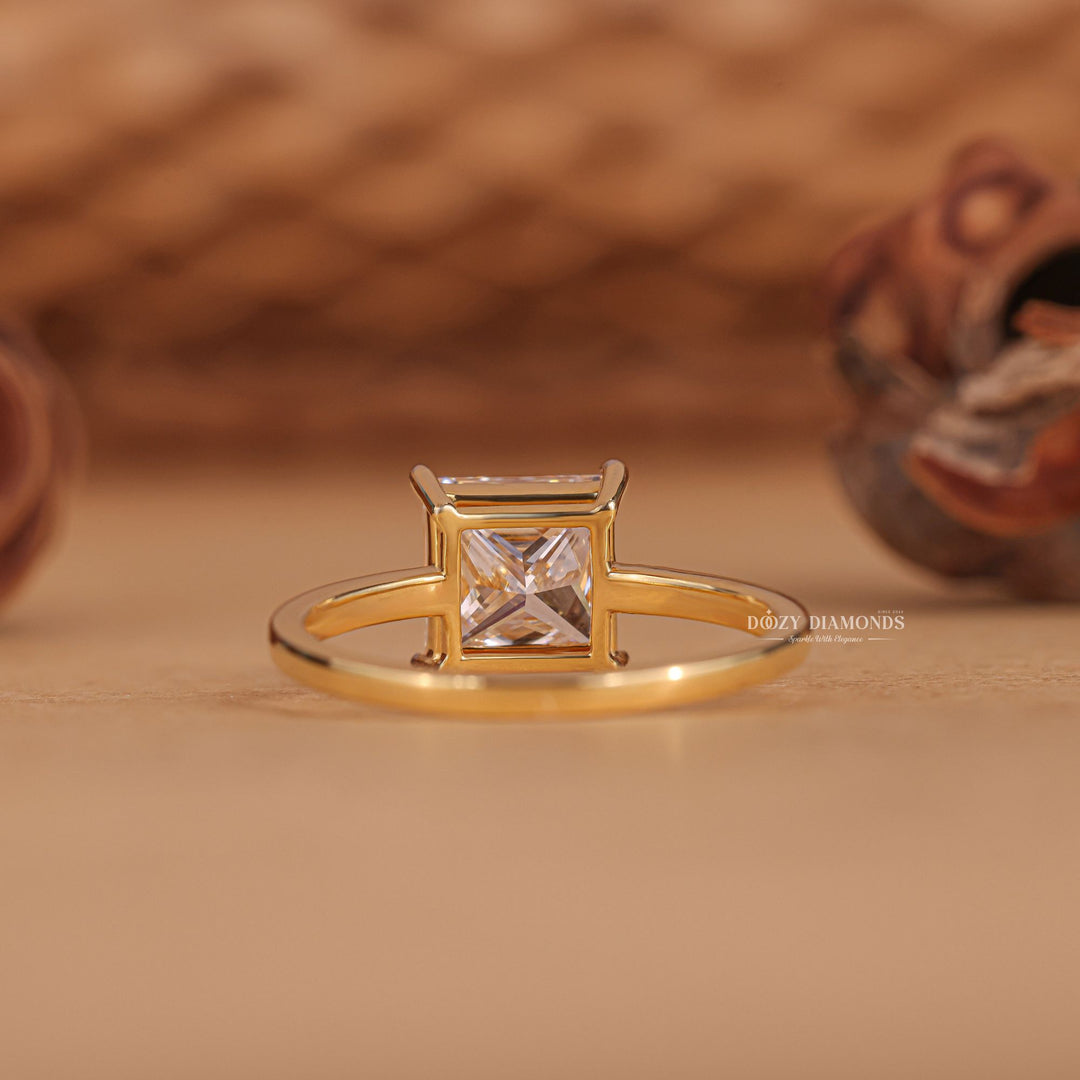 Princess made-to-order engagement ring, Princess personalized engagement ring, Princess exclusive engagement ring, Princess engraved engagement ring,