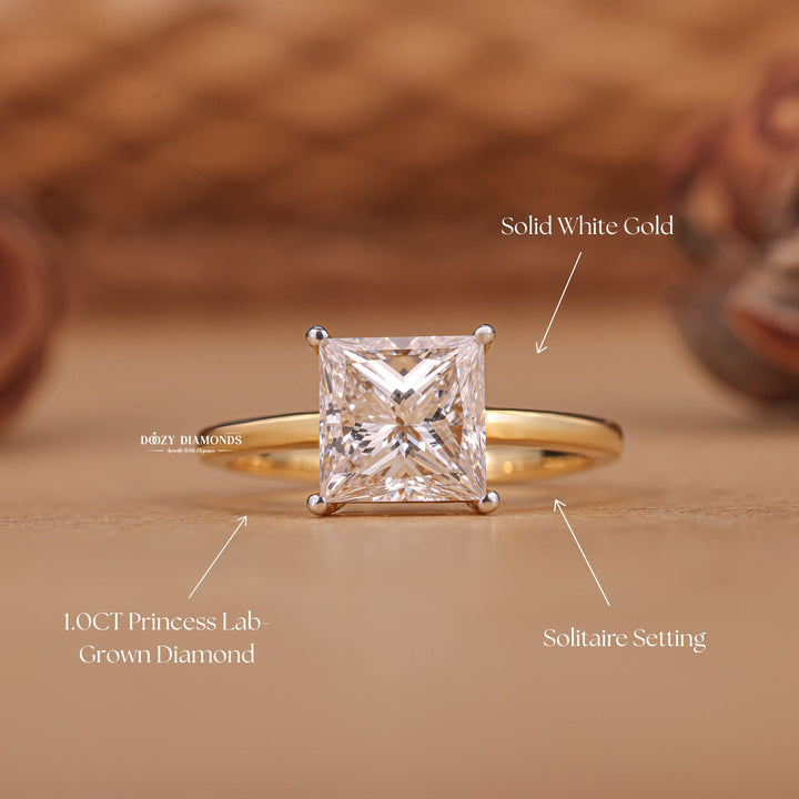 Princess vintage diamond engagement ring, Princess antique diamond engagement ring, Princess modern diamond engagement ring, Princess traditional diamond engagement ring,