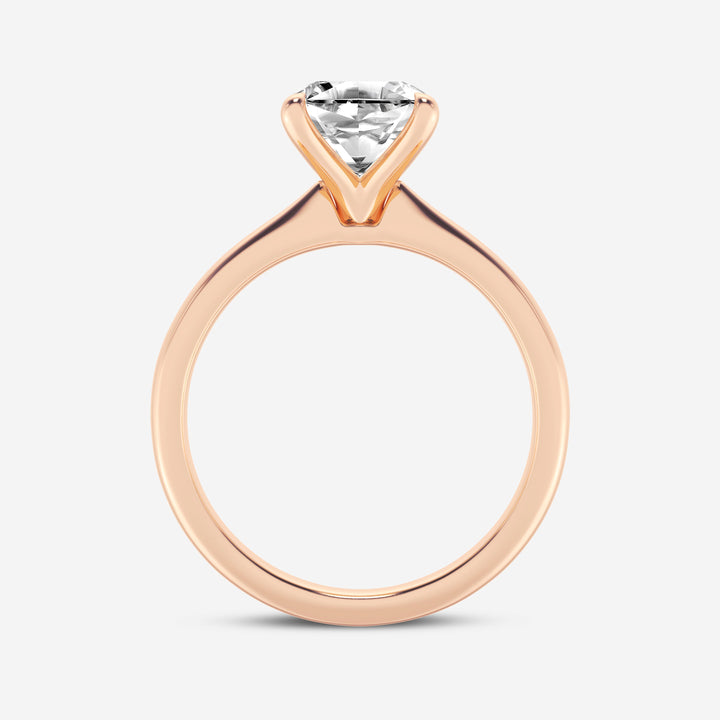 1.0CT Asscher Cut Moissanite Diamond Petite Solitaire Engagement Ring