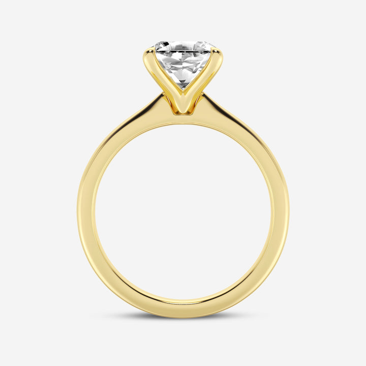 1.0CT Asscher Cut Moissanite Diamond Petite Solitaire Engagement Ring
