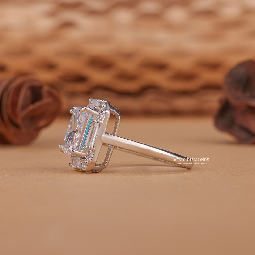 Radiant luxury diamond engagement ring, Radiant discount diamond engagement ring, Radiant designer diamond engagement ring, 