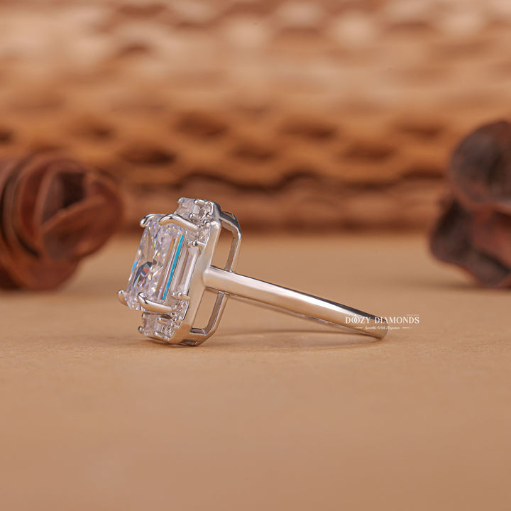 Radiant luxury diamond engagement ring, Radiant discount diamond engagement ring, Radiant designer diamond engagement ring, 
