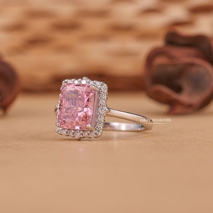 Radiant ideal cut diamond engagement ring, Radiant excellent cut diamond engagement ring, Radiant very good cut diamond engagement ring, Radiant fair cut diamond engagement 