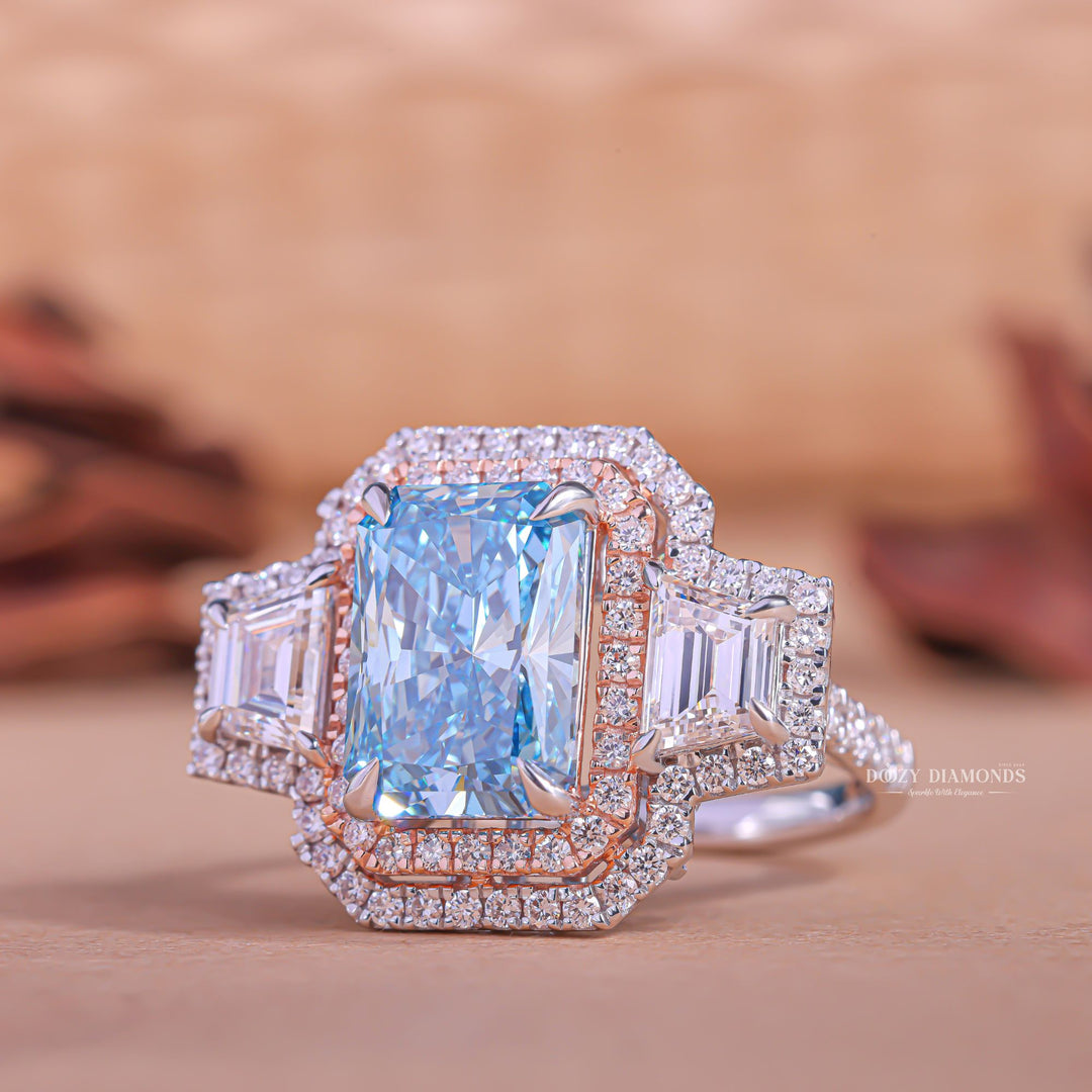 Radiant handmade engagement ring, Radiant customized engagement ring, Radiant made-to-order engagement ring, Radiant personalized engagement ring,