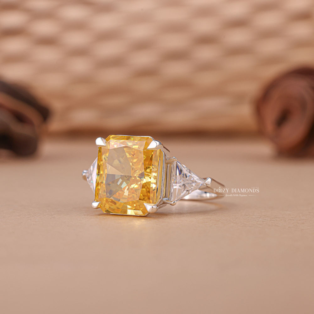 Radiant conflict-free engagement ring, Radiant lab-grown engagement ring, Radiant natural engagement ring, Radiant certified engagement ring, Radiant affordable luxury engagement ring,
