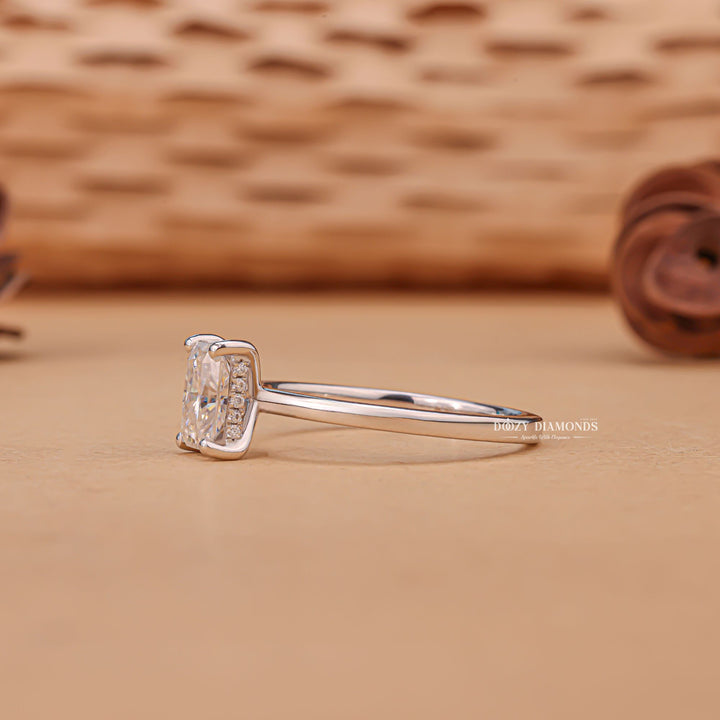 Radiant certified diamond engagement ring, Radiant vintage diamond engagement ring, Radiant antique diamond engagement ring, Radiant modern diamond engagement ring, 
