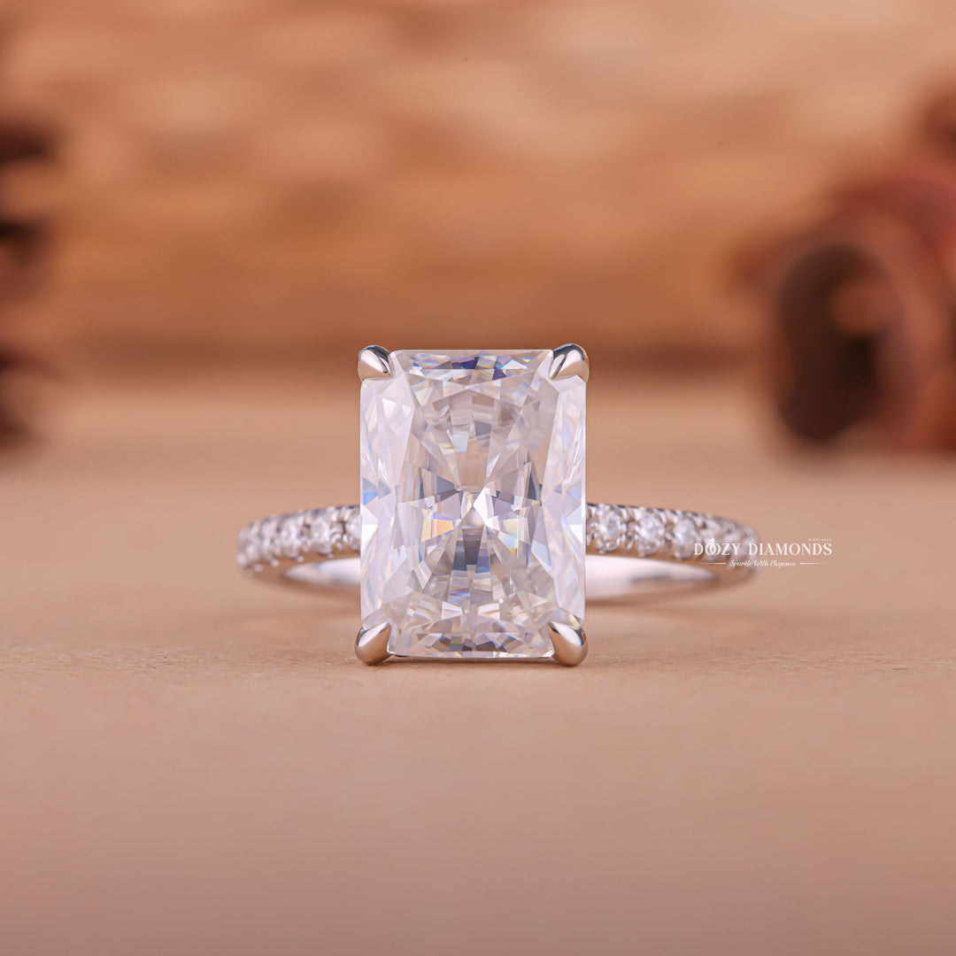 Radiant ethical engagement ring, Radiant sustainable engagement ring, Radiant conflict-free engagement ring, Radiant lab-grown engagement ring, Radiant natural engagement ring, 