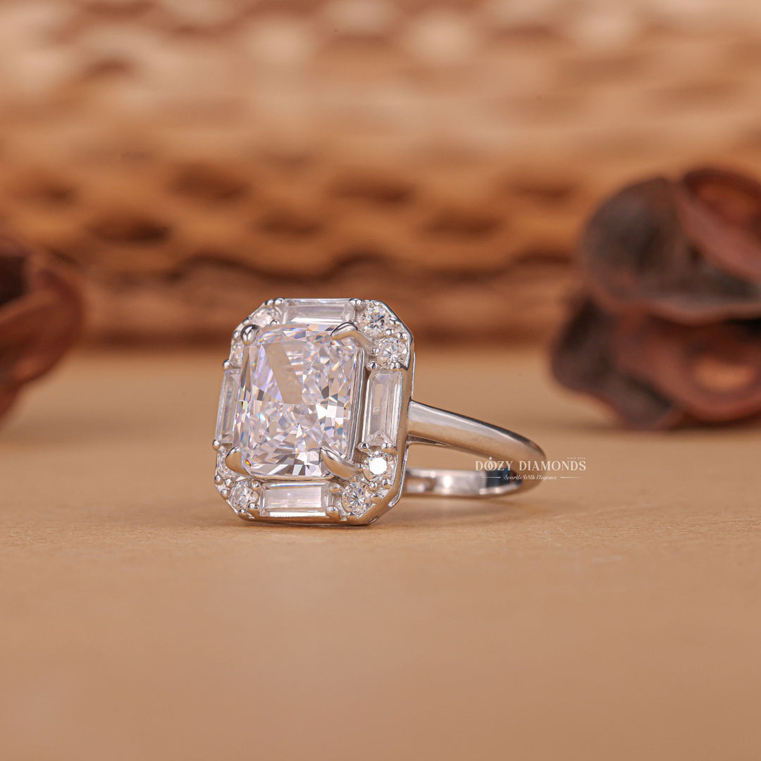 Radiant engraved diamond engagement ring, Radiant affordable luxury diamond engagement ring, Radiant budget diamond engagement ring, Radiant expensive diamond engagement ring, 