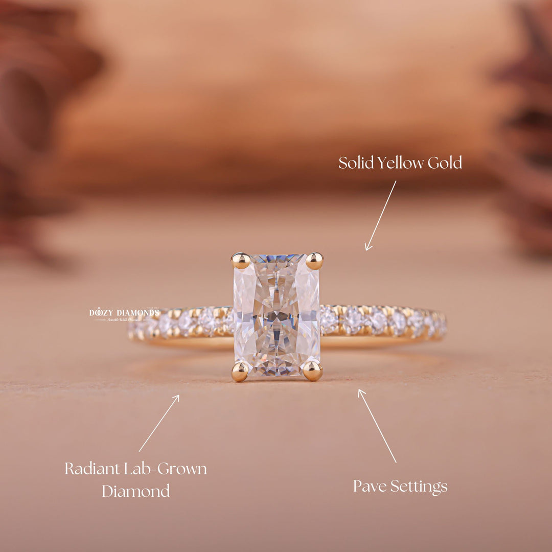 Radiant glamorous engagement ring, Radiant sophisticated engagement ring, Radiant trendy engagement ring, Radiant fashionable engagement ring, Radiant versatile engagement ring, 