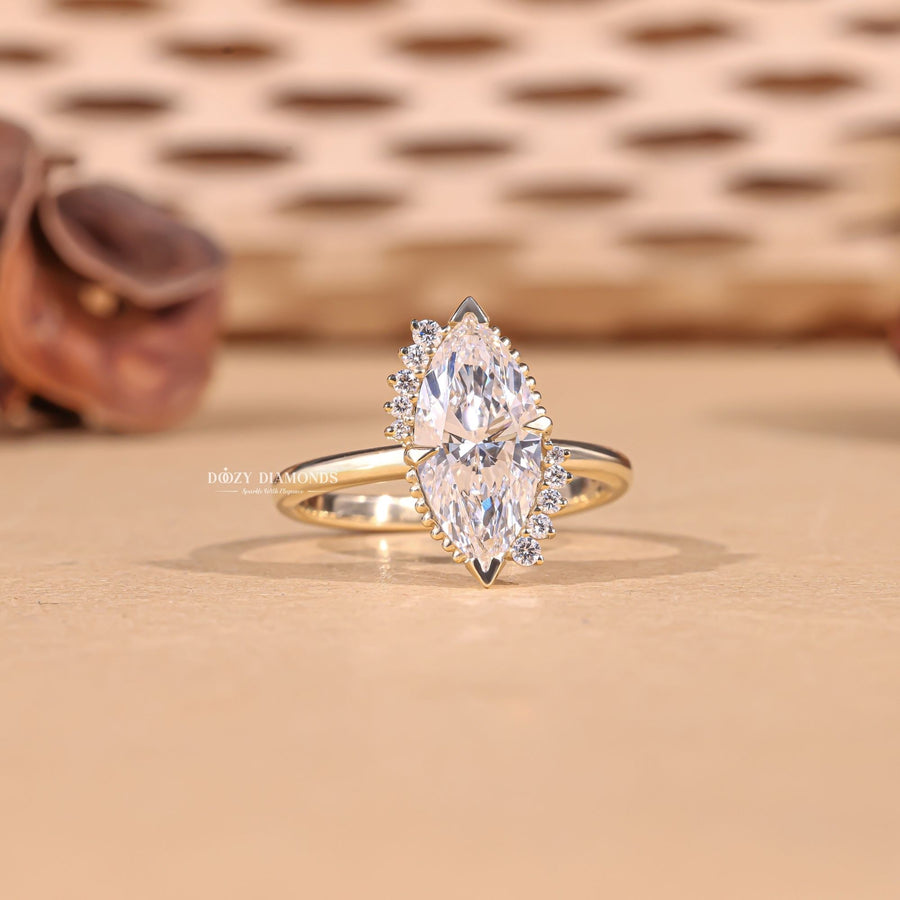 Marquise classic engagement ring, Marquise modern engagement ring, Marquise three-stone engagement ring, Marquise side stone engagement ring, Marquise cathedral engagement ring,