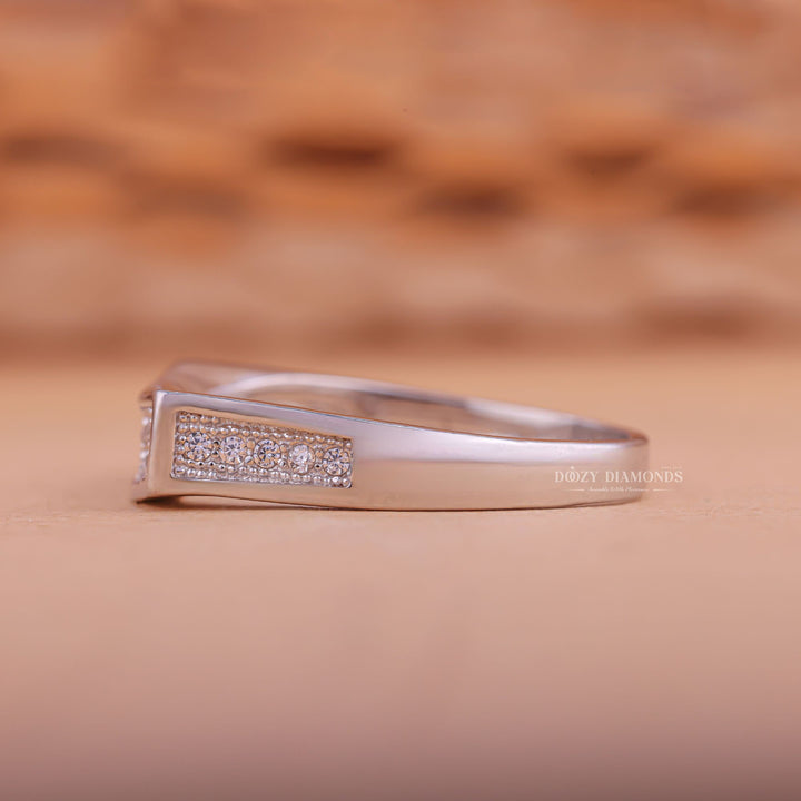 Round Diamond Eternity Band - White Gold