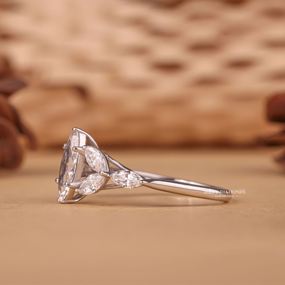 Marquise bezel engagement ring, Marquise tension set engagement ring, Marquise split shank engagement ring, Marquise channel set engagement ring, Marquise swirl engagement ring