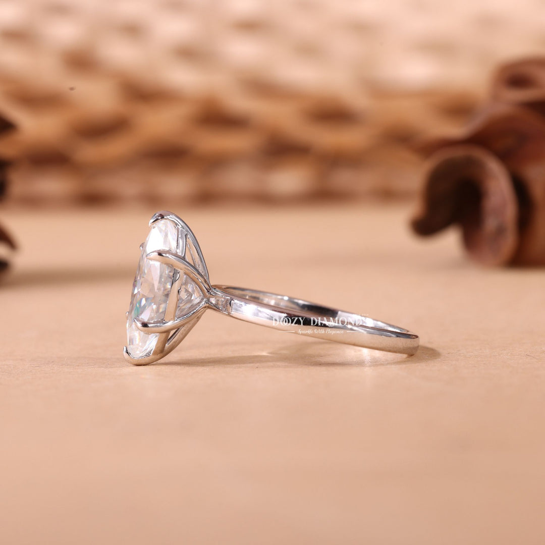 1.50CT-2.50CT Marquise FE/VS2 Lab Grown Diamond Solitaire Engagement Ring