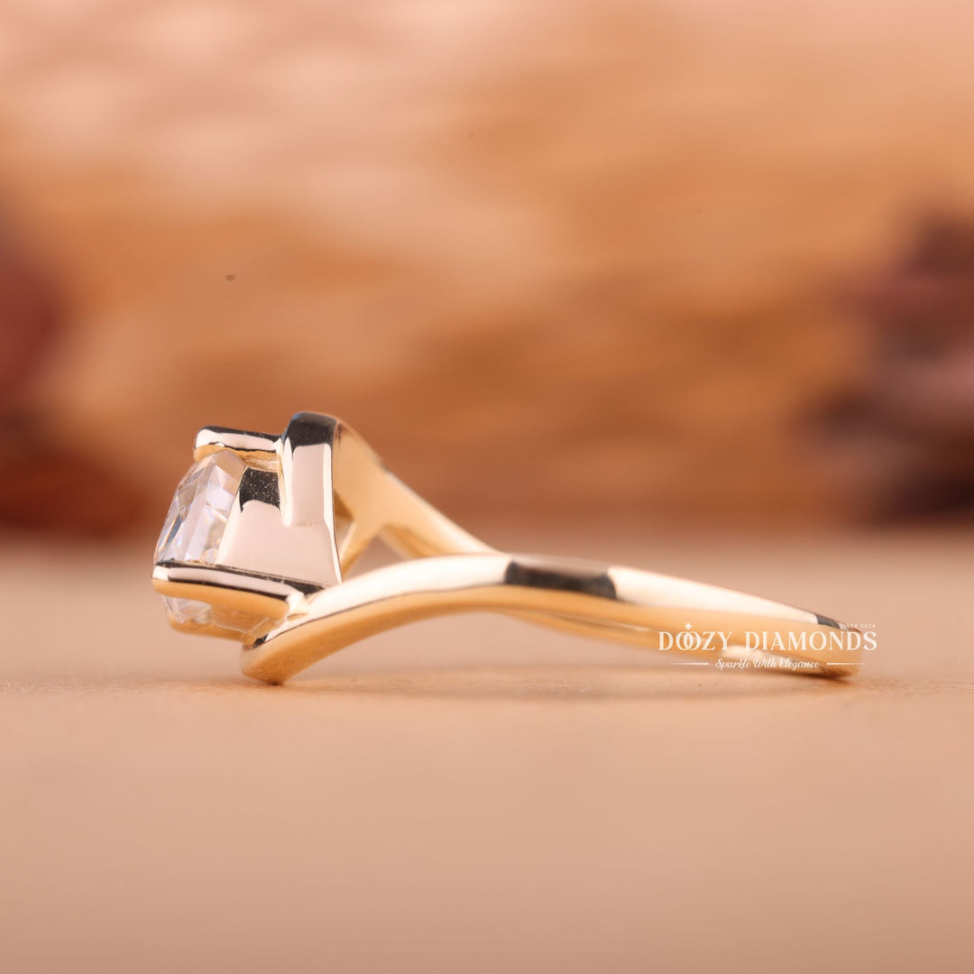2.50CT-3.50CT Marquise E/VS1 Lab Created Diamond East West Engagement Ring