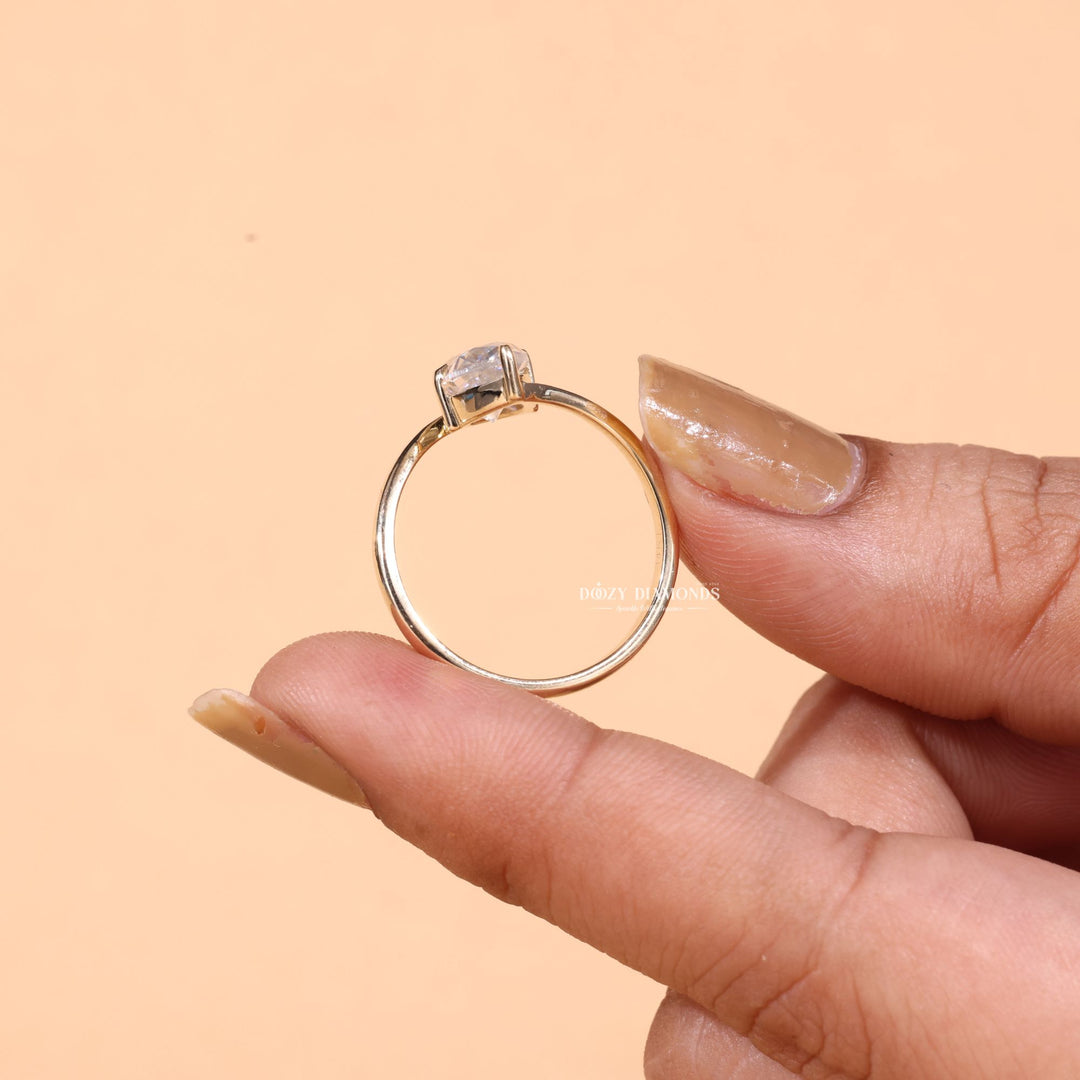2.0CT-3.0CT Marquise Cut E/VS1 Lab Grown Diamond Bypass Engagement Ring