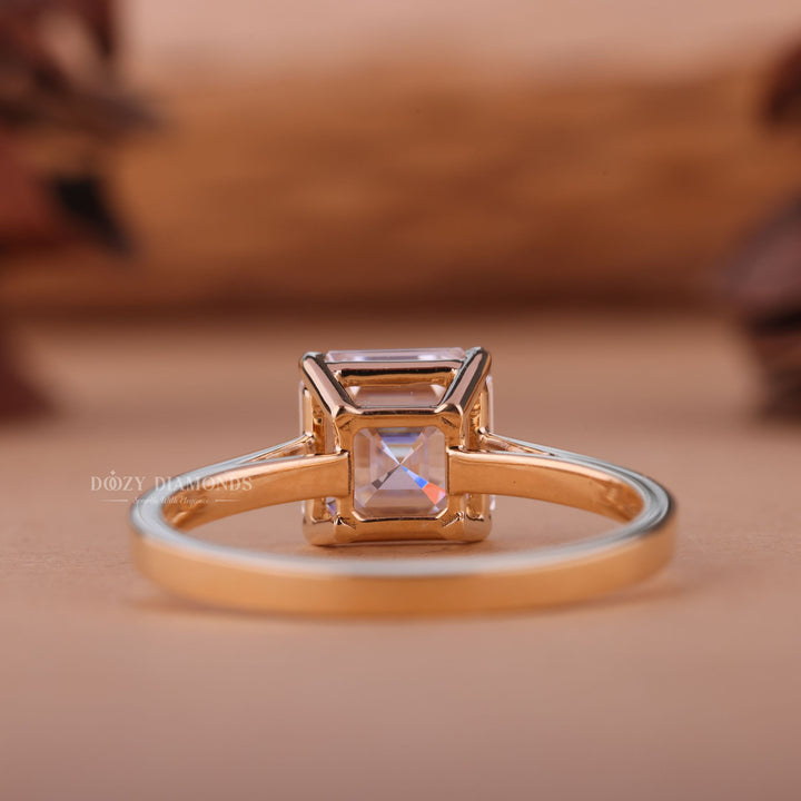 1.50CT-2.50CT Asscher F/VS1 Lab Grown Diamond Solitaire Engagement Ring