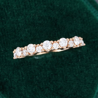 round-moissanite-half-eternity-wedding-band